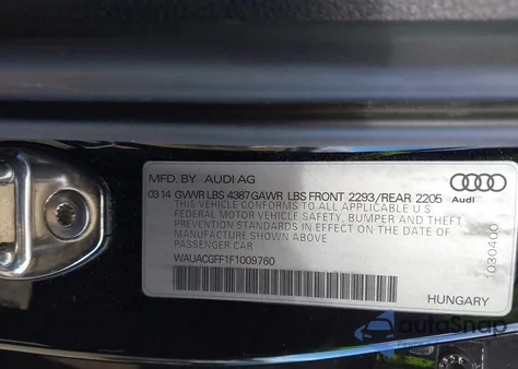 2015 Audi A3 1.8T Premium из США, поврежденный, VIN WAUACGFF1F1009760